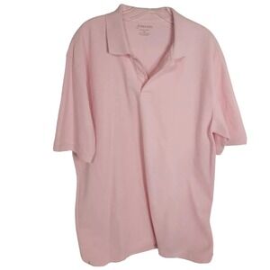 St. John's‎ Bay Pink Polo Shirt Short Sleeve Casual Everyday Top XL/TG